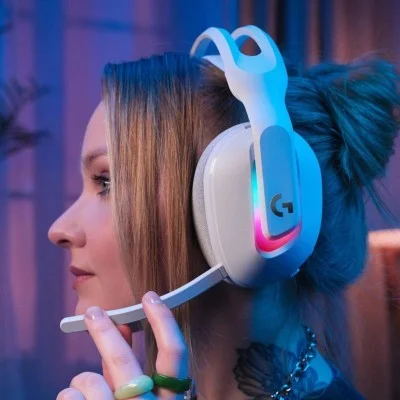 Astro a20 x lightspeed wireless headset with playsync audio - white